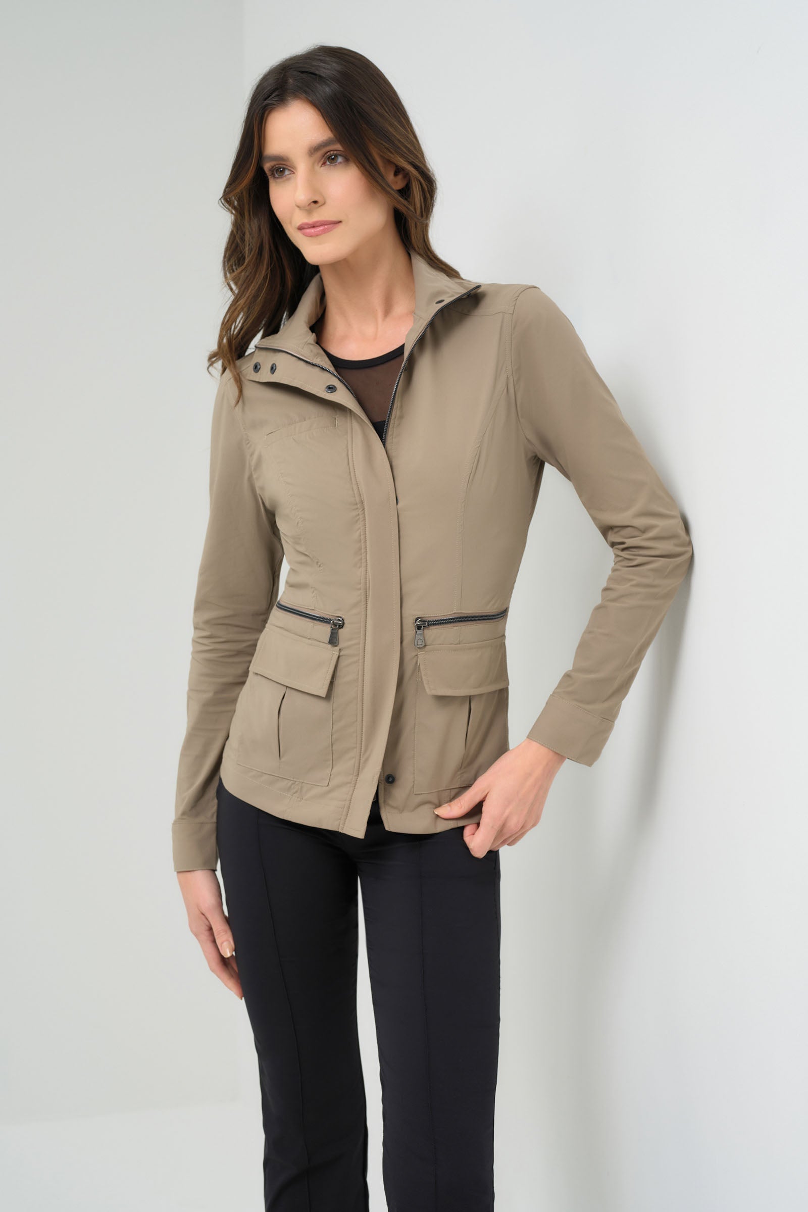 Safari Kaya 3/4 Sleeve Jacket - Burgundy