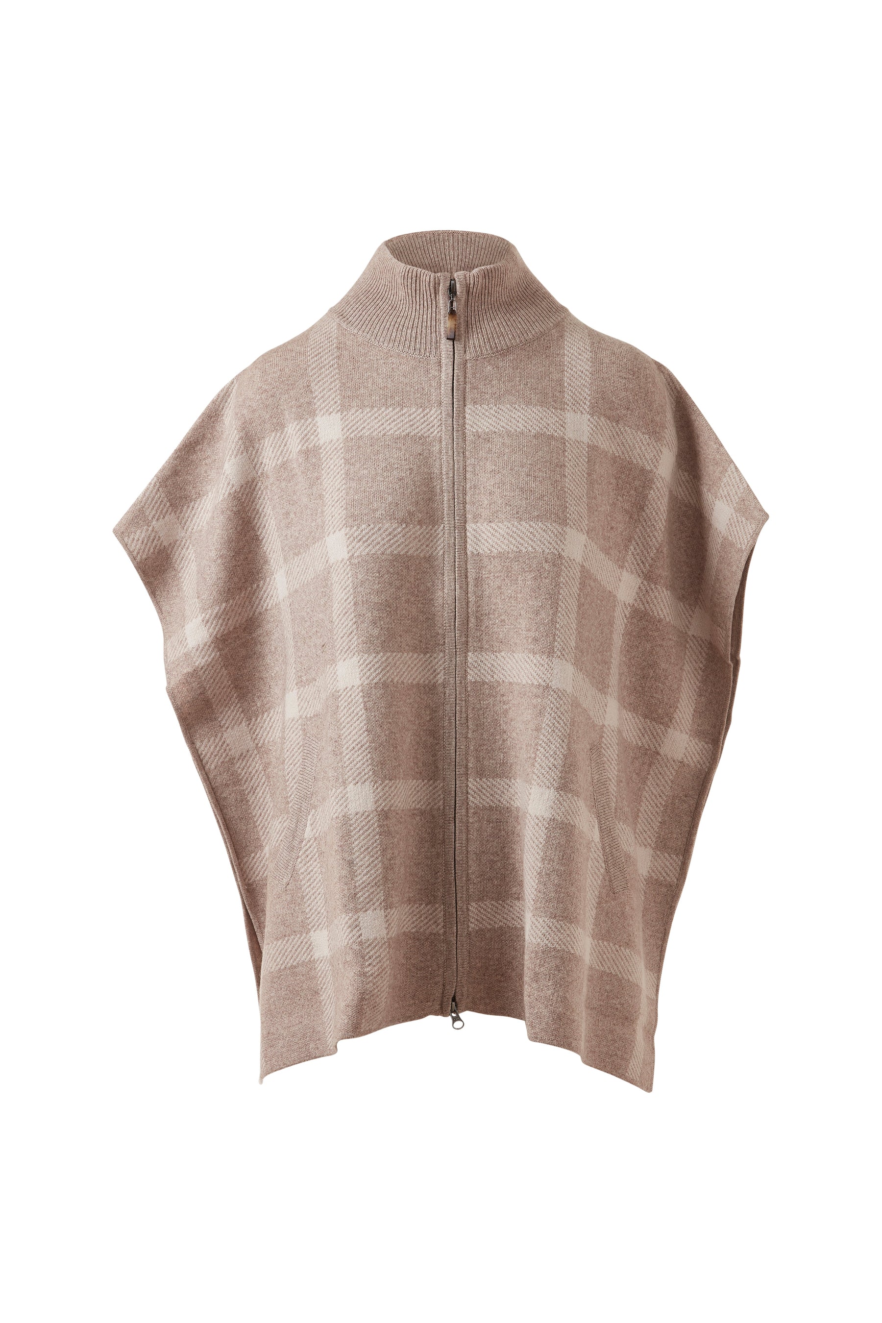 S/L ZIP MOCK CARDIGAN
