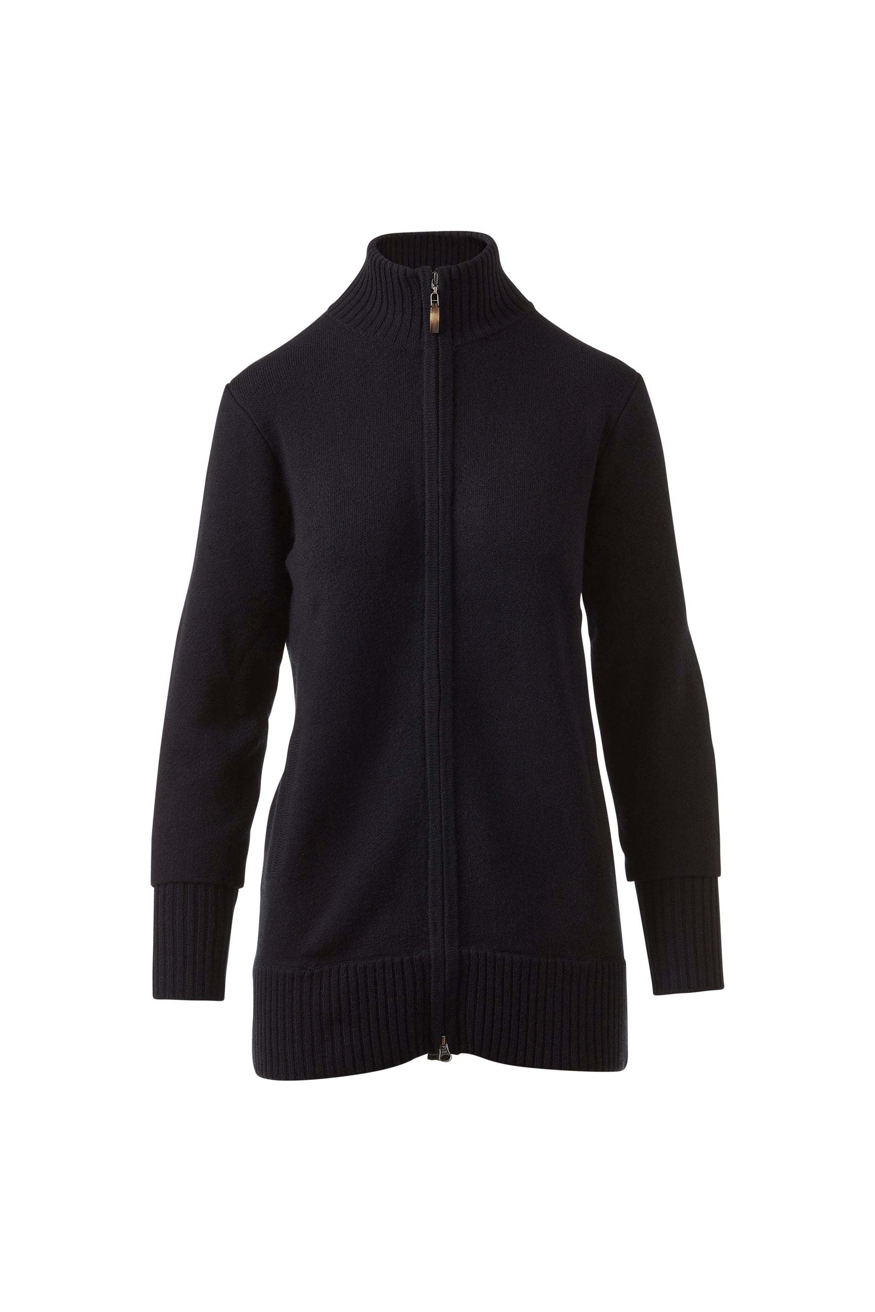 ZIP MOCK CARDIGAN