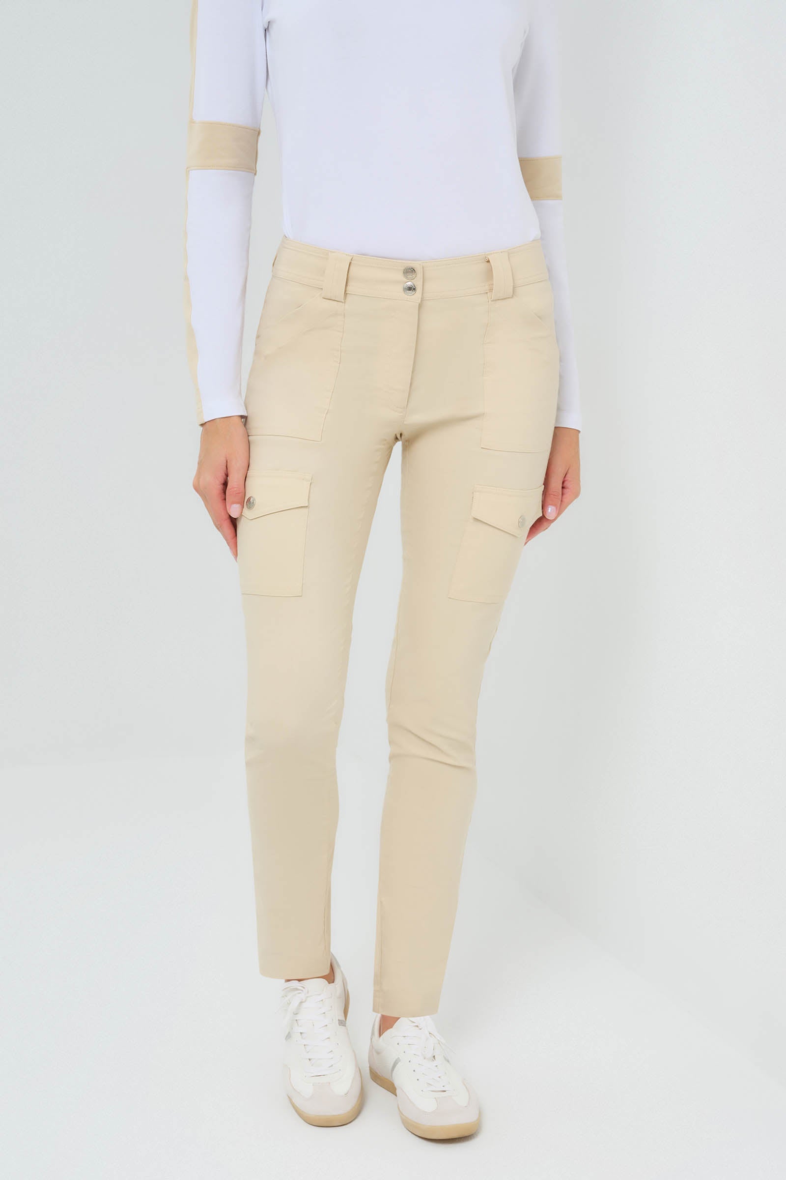 Kate Skinny Cargo Peformance Cotton Pant