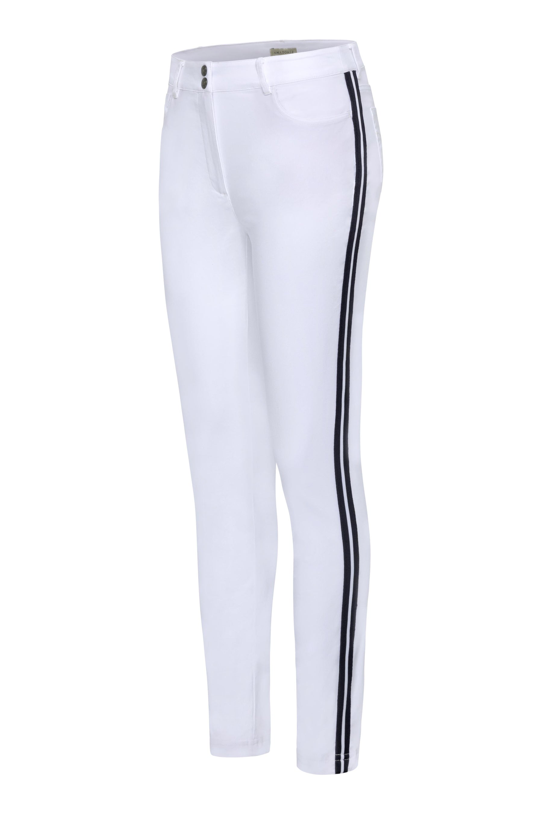 Luli Stripe Performance Cotton Skinny Pant