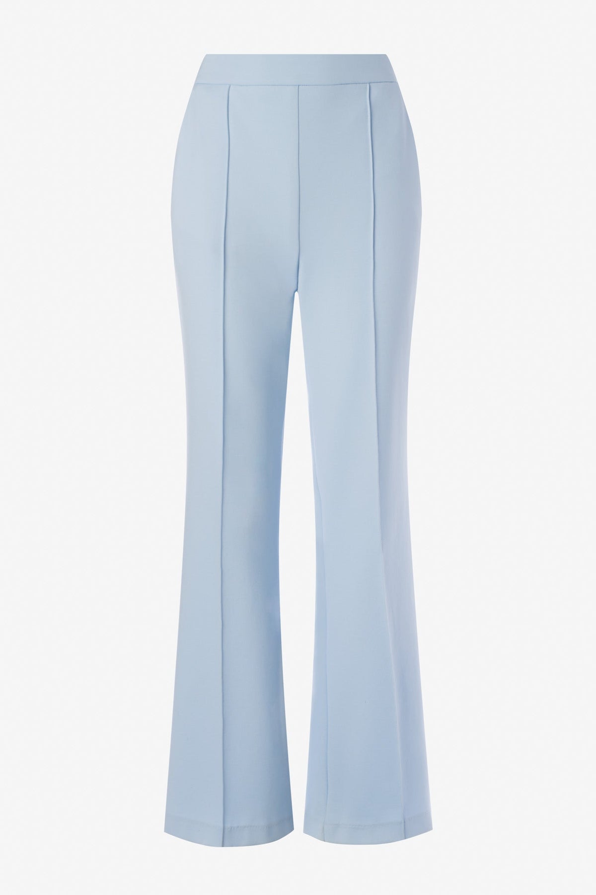 Wide leg pintuck pant