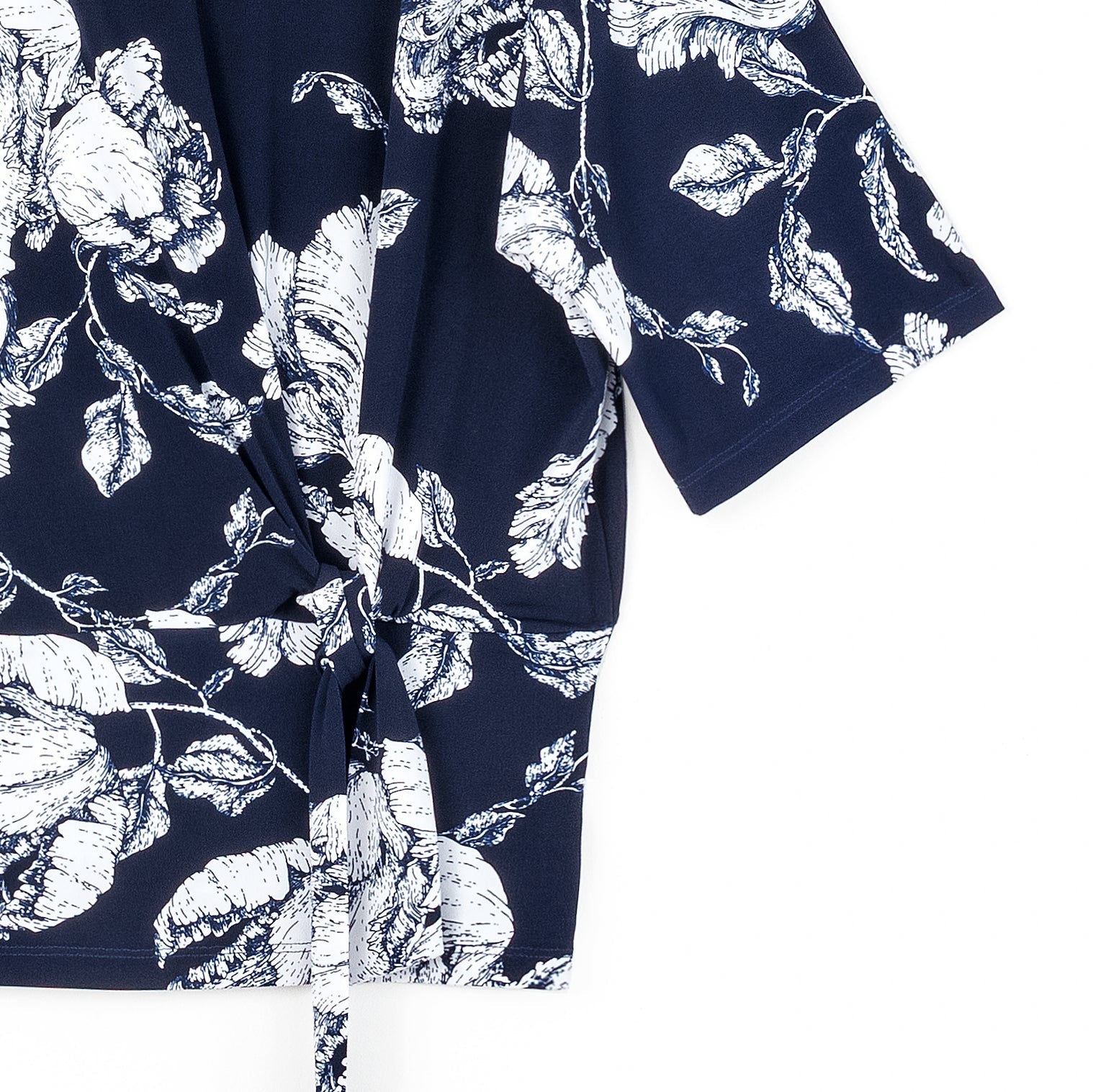 Signature Side Tie Top - Peony Blossom