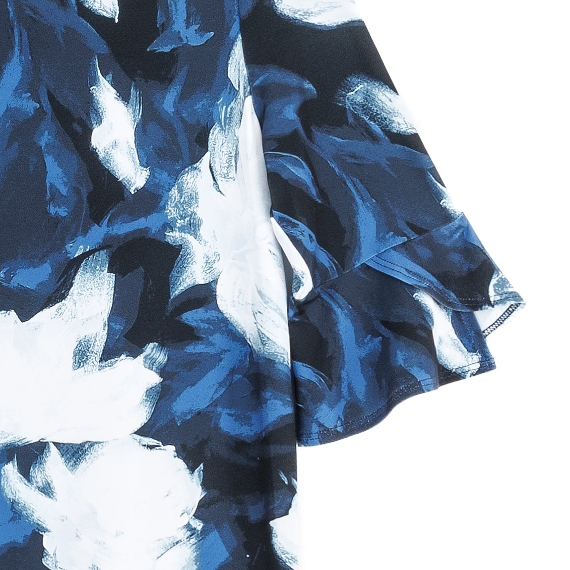 Tulip Cuff Top - Midnight Peony - Clara Sunwoo