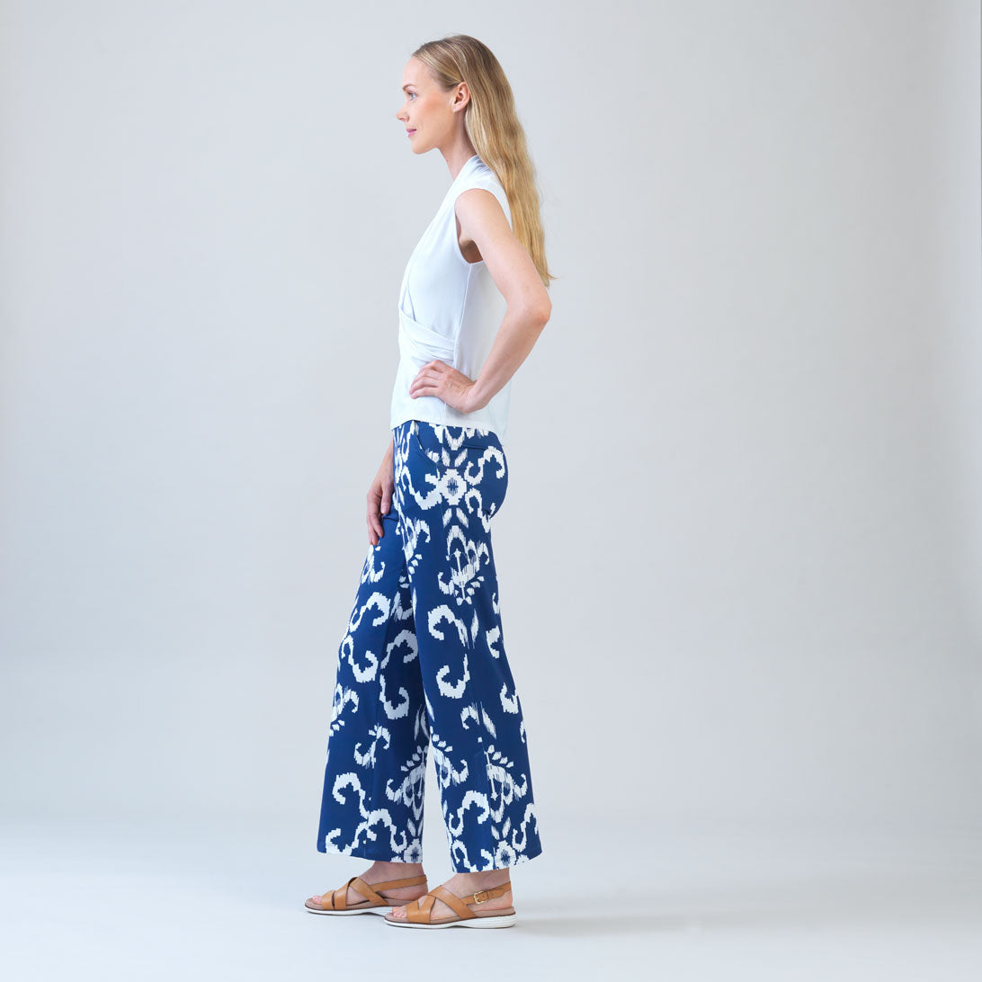 Surplice Crossover Top - White - Clara Sunwoo