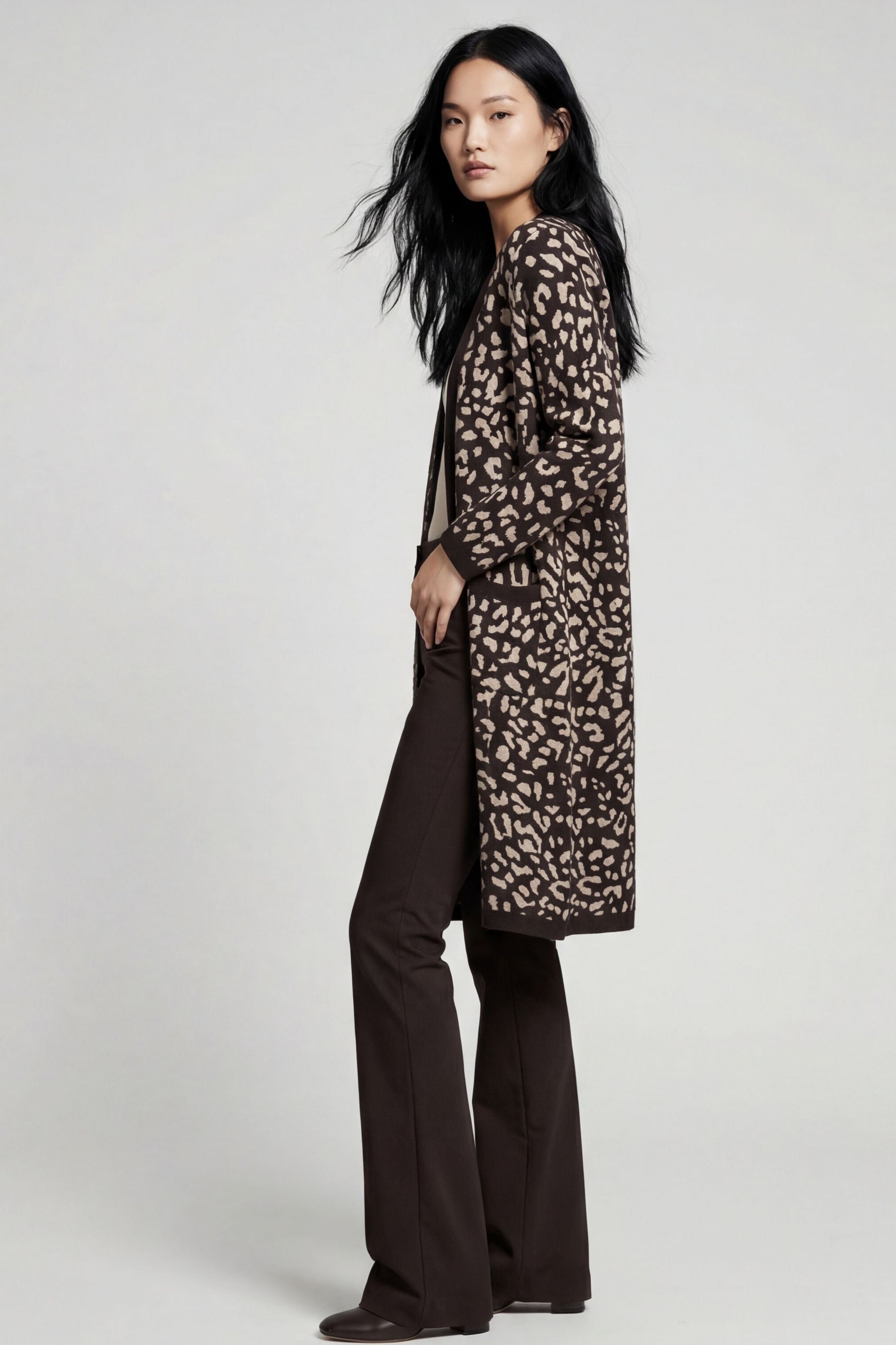 Zendaya Jacquard Sweater Cardigan