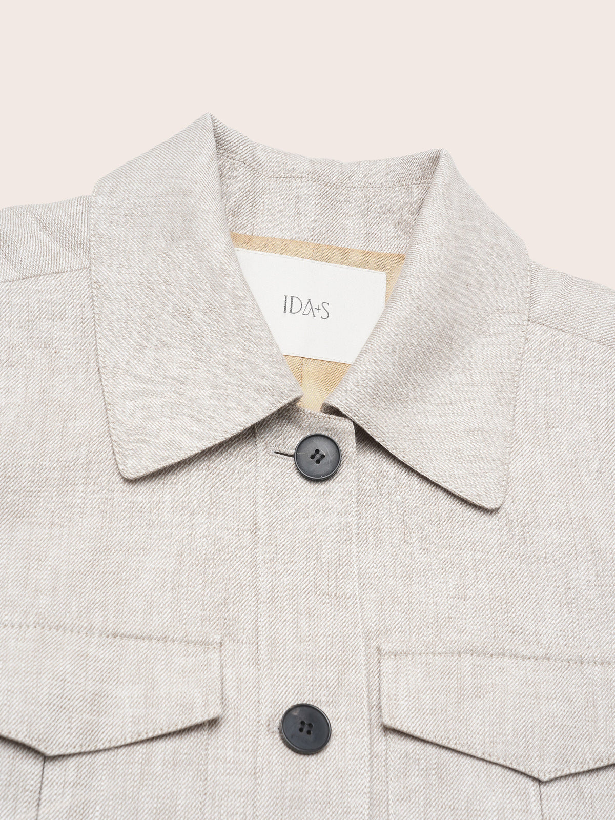 Elia Cropped Linen Jacket