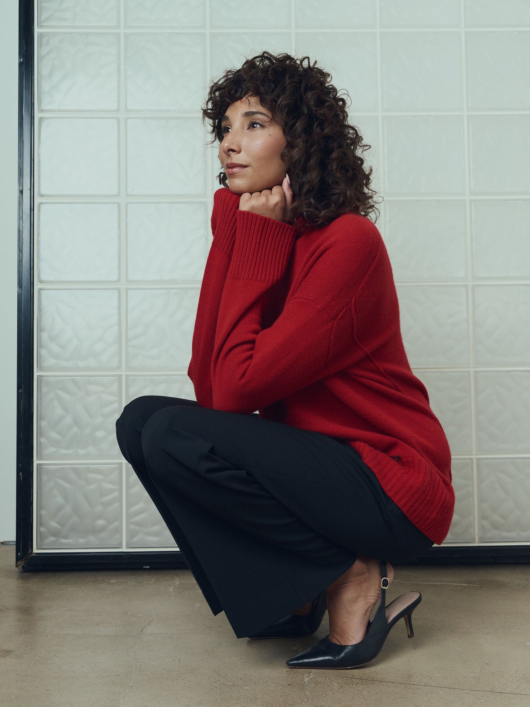 Miranda Luxe Cashmere Turtleneck Sweater