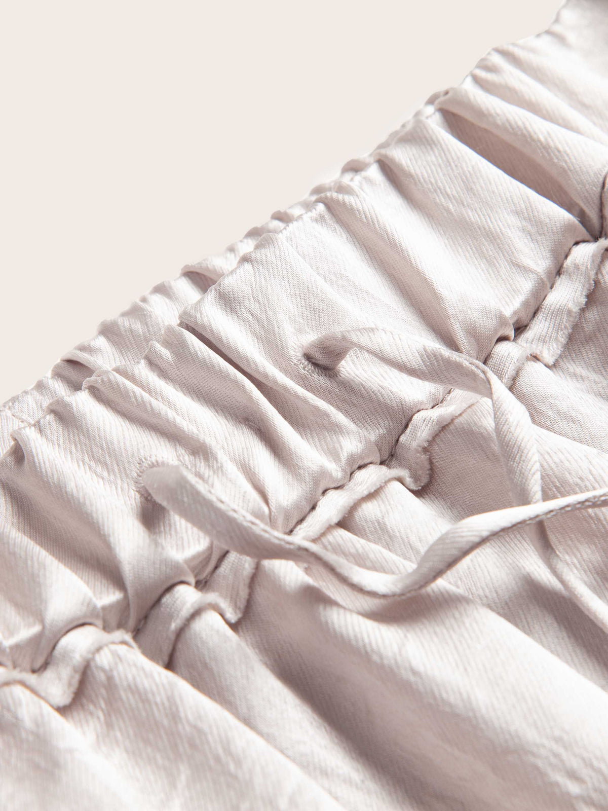 Miri Crinkle Satin Wide Leg Pant