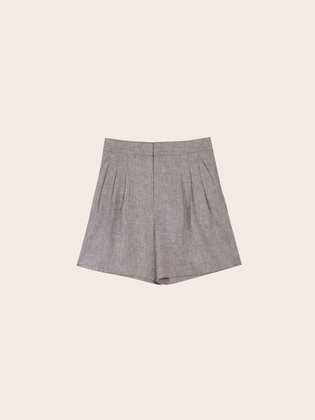 Penelope High Waisted Linen Shorts