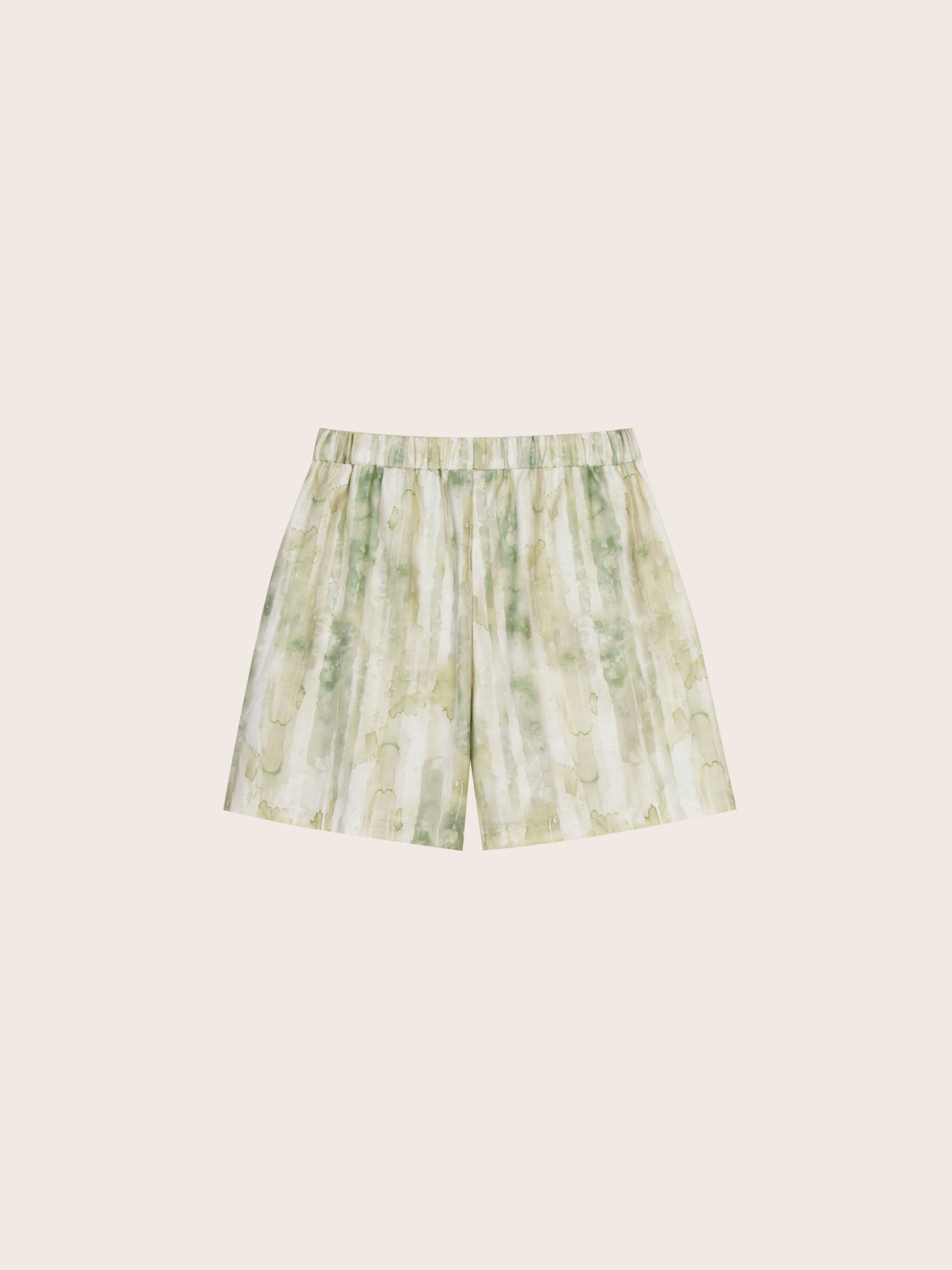 Riley Agave Green High Waisted Shorts