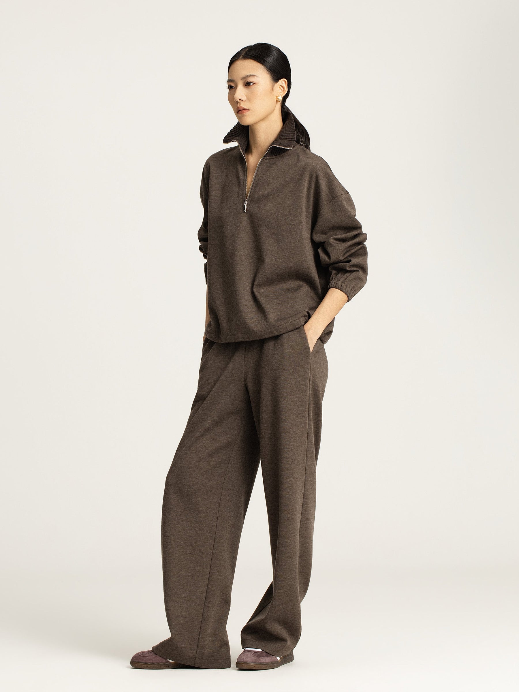 Jena Wool Wide-Leg Trousers