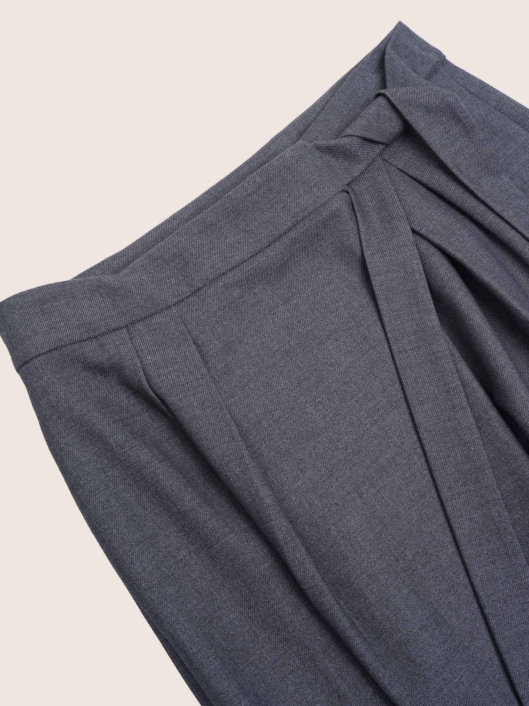Amira Asymmetrical Pleated Trousers