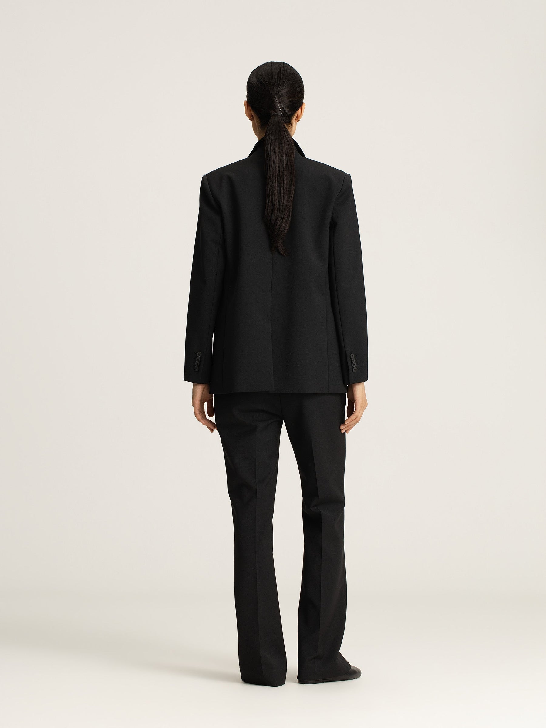 Thea Tweed Wide Leg Trouser