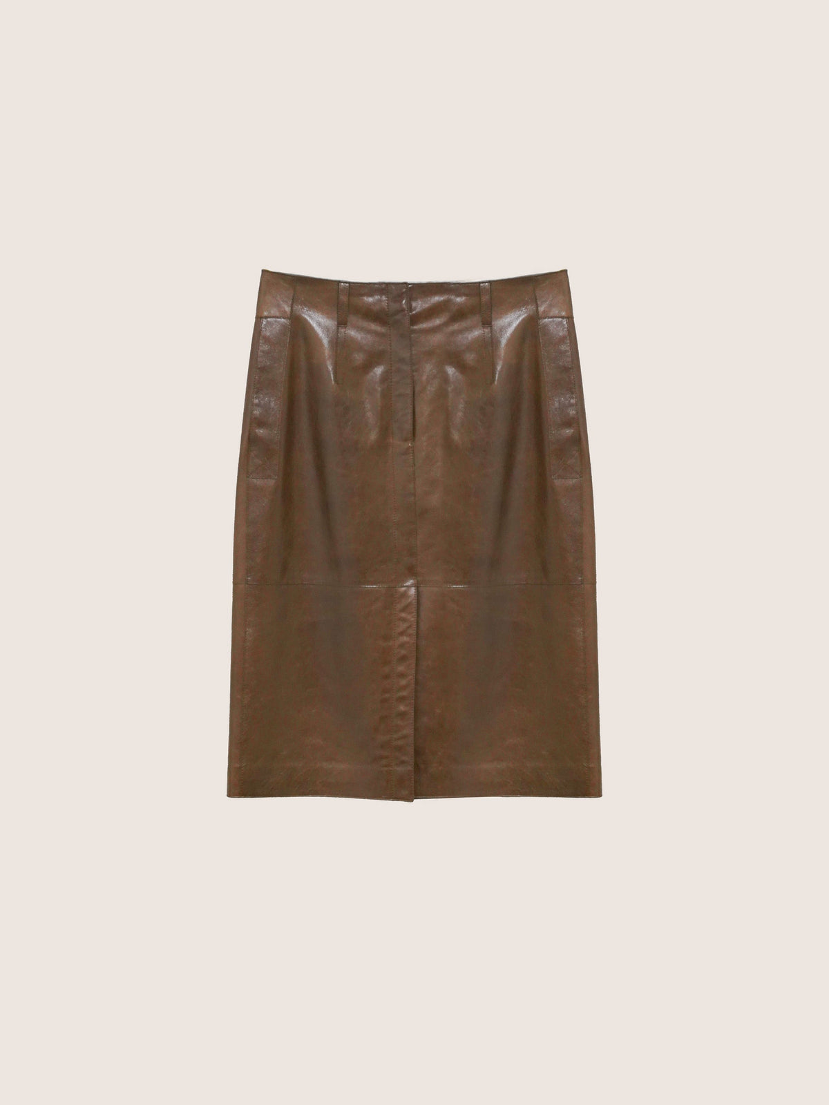 Arden Leather Pencil Skirt