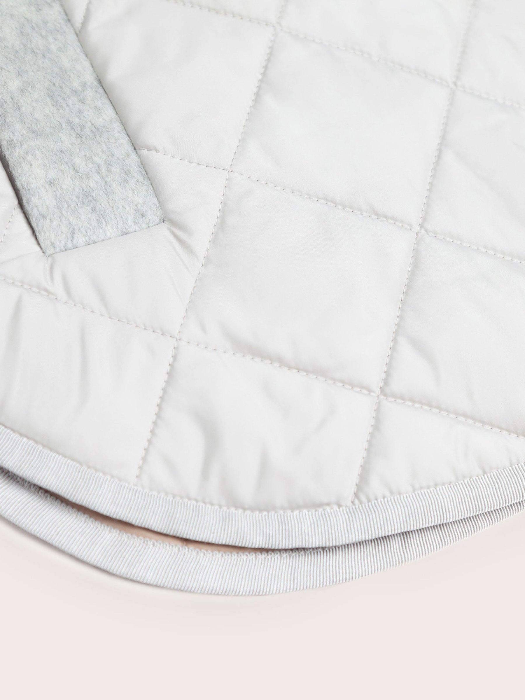 QUILTED LONG SLEEVE BUTTON DOWN JACKET