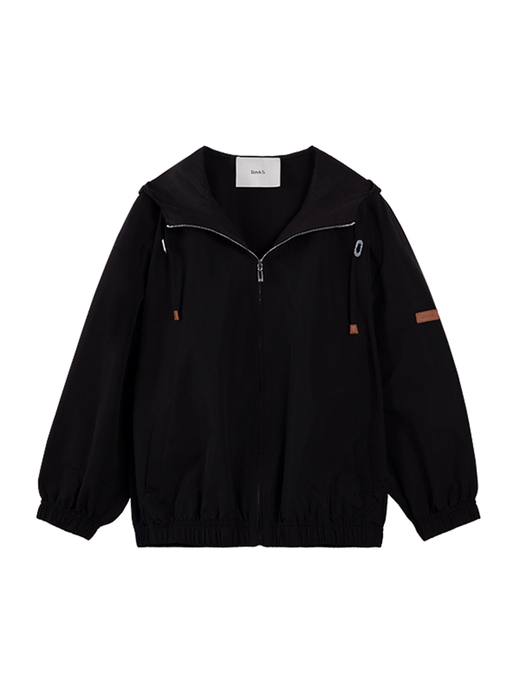 Relaxed Dropped Shoulder Bomber Jacket W/ Hood