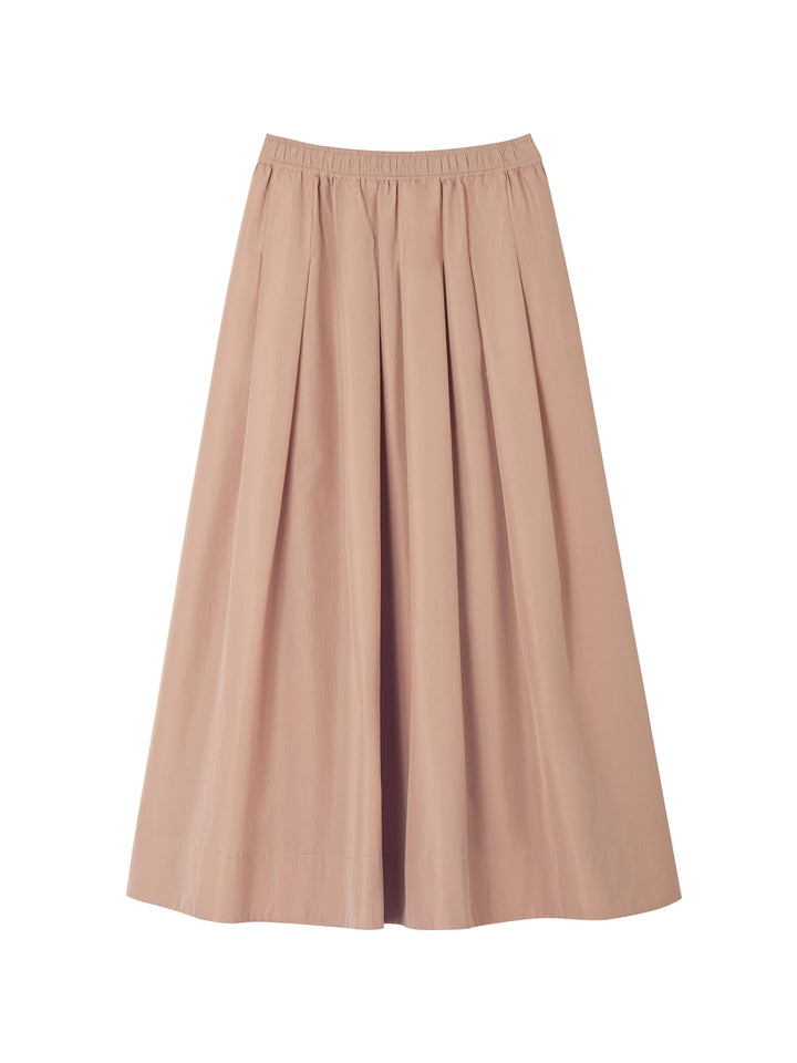 Maxi Pleated Skirt W/ Pockets