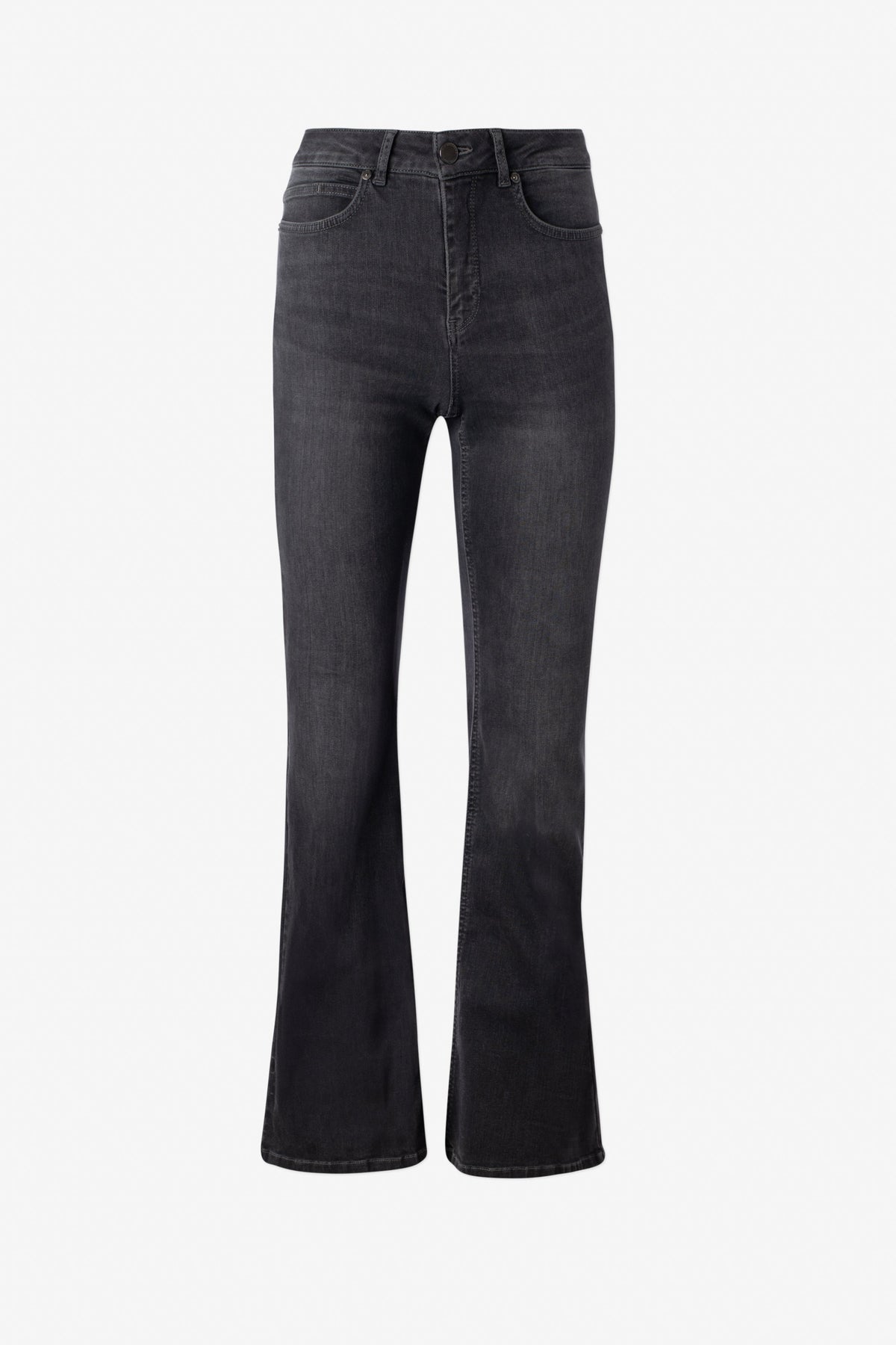 ESTELLE - High Rise Fit and Flare Denim