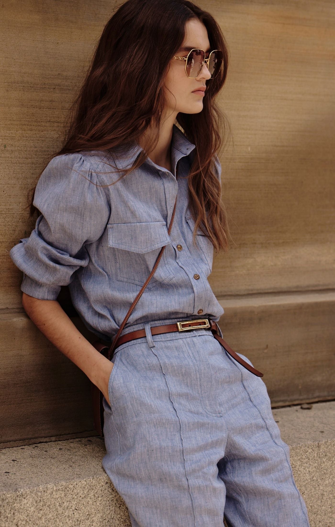 Denim shirt