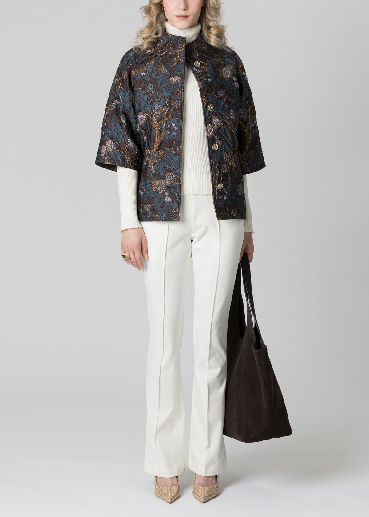 Midnight Garden Jacquard Jacket