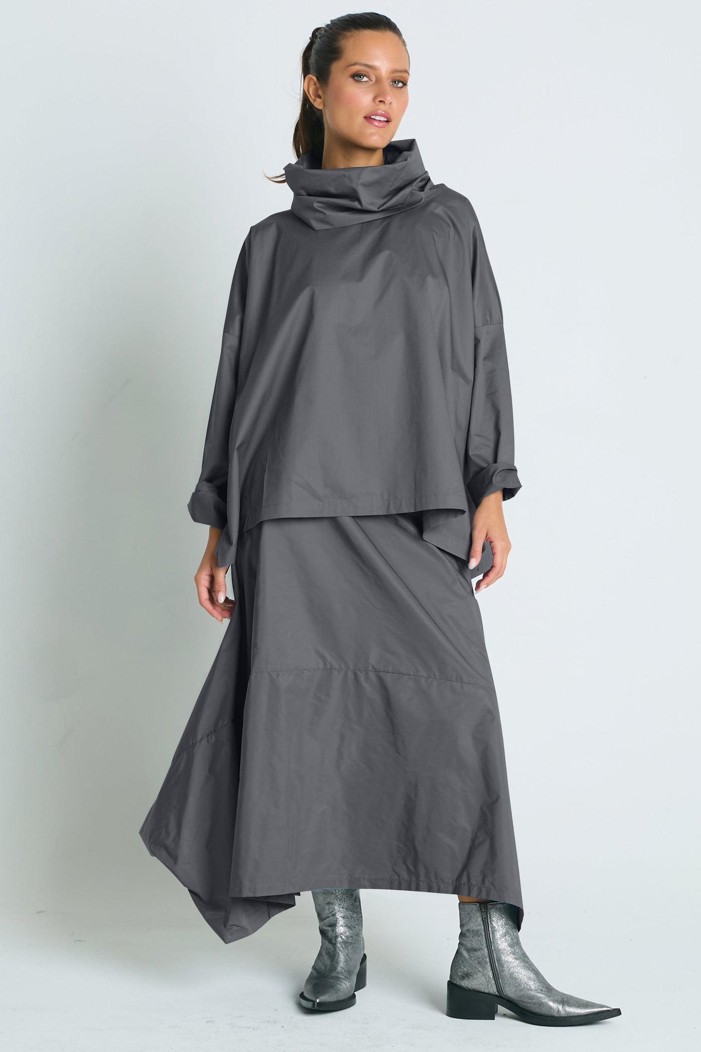 Cotton Cowl Top