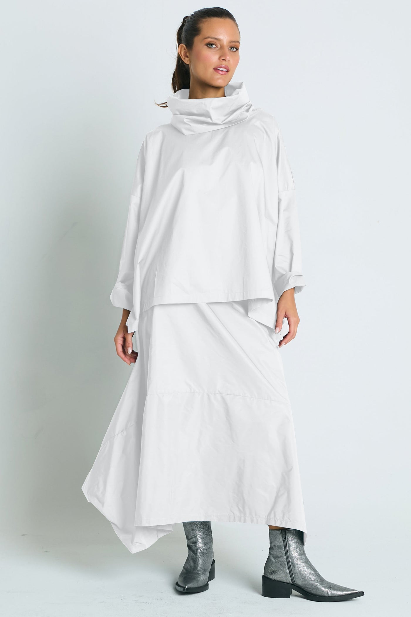 Cotton Cowl Top