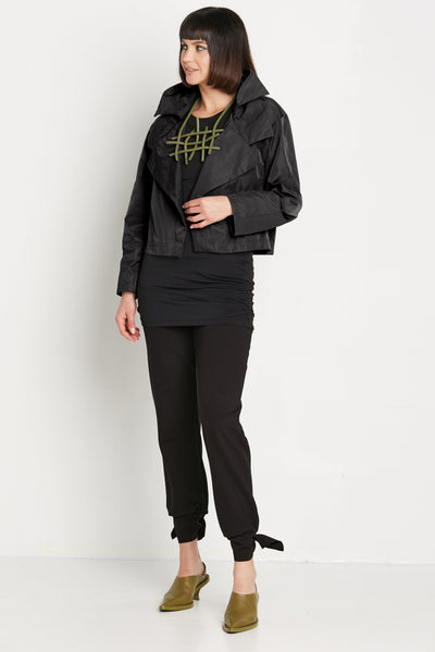 Nylon Triple Collar Jacket