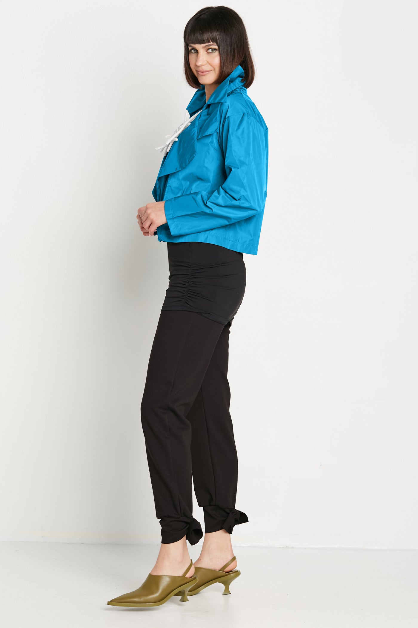 Nylon Triple Collar Jacket