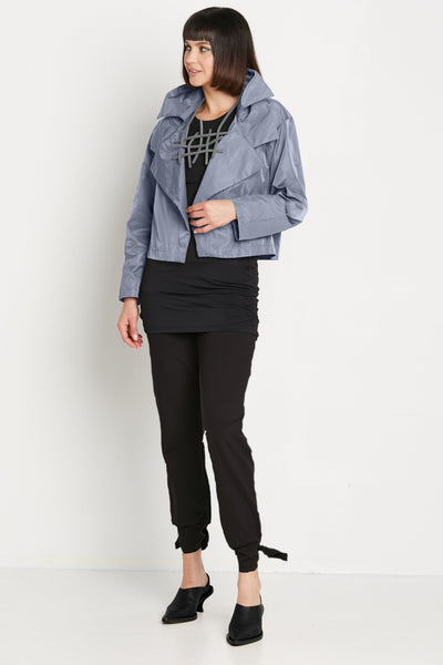Nylon Triple Collar Jacket