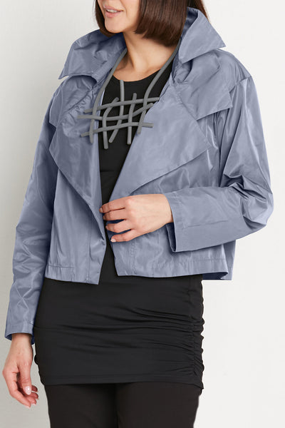 Nylon Triple Collar Jacket