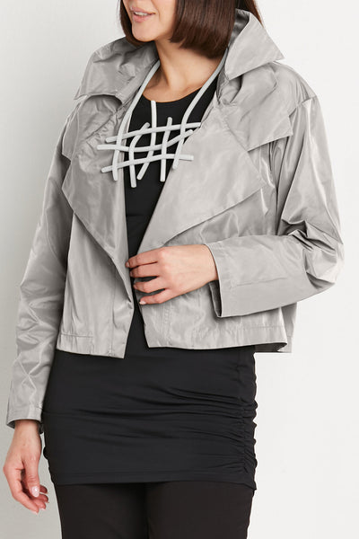 Nylon Triple Collar Jacket
