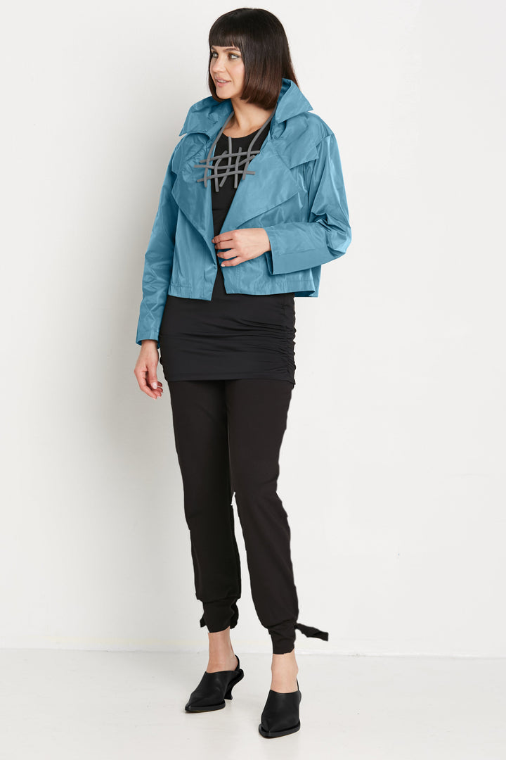Nylon Triple Collar Jacket