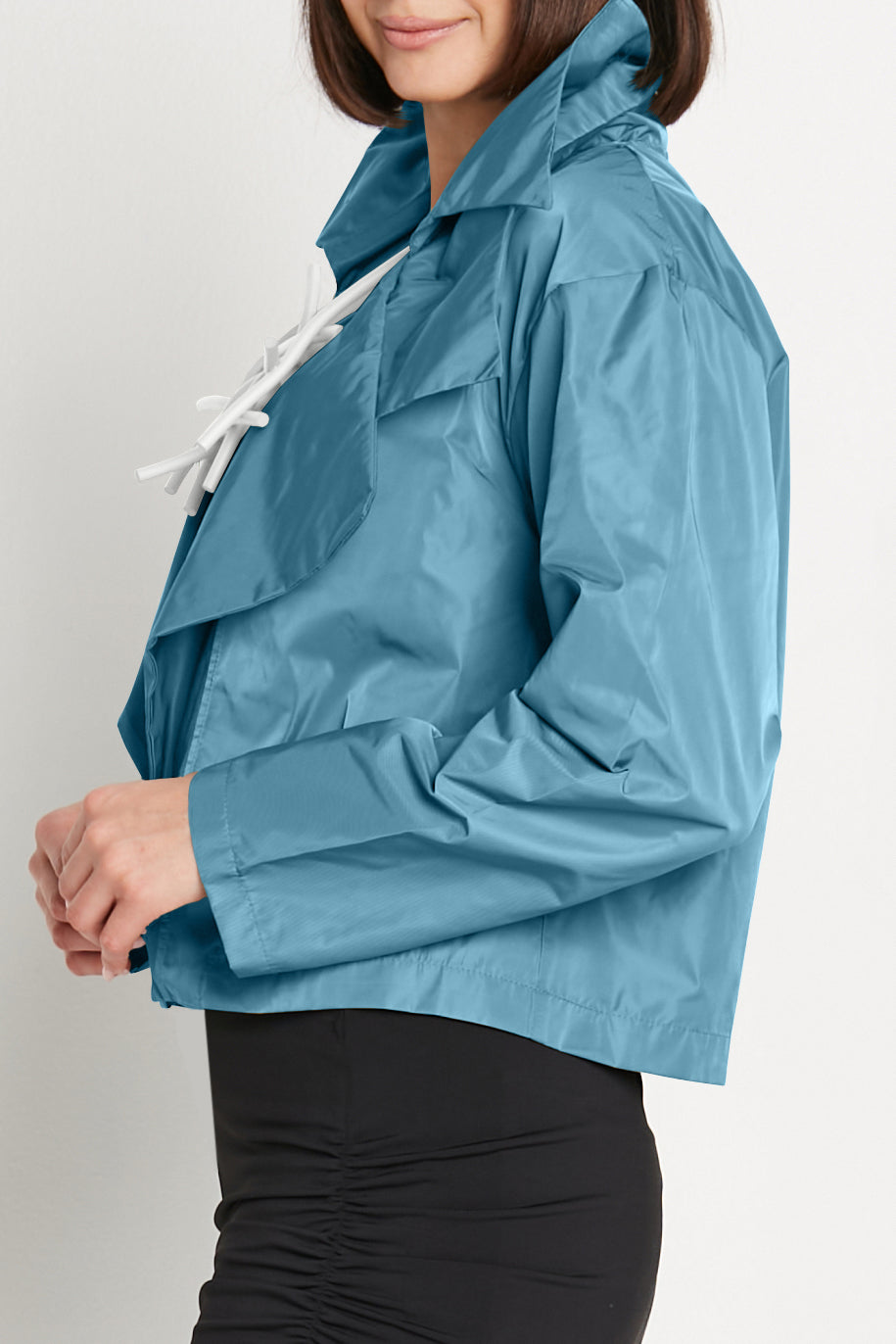 Nylon Triple Collar Jacket