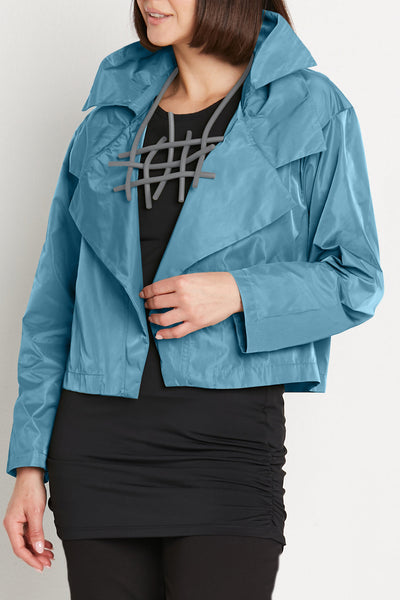 Nylon Triple Collar Jacket