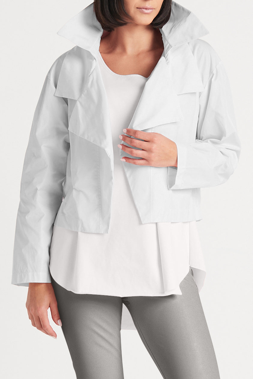 Nylon Triple Collar Jacket