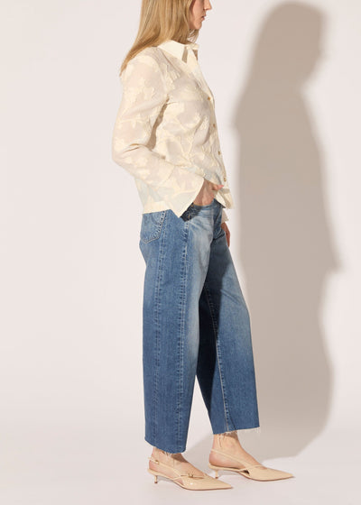 Floral Cotton Gazar Blouse