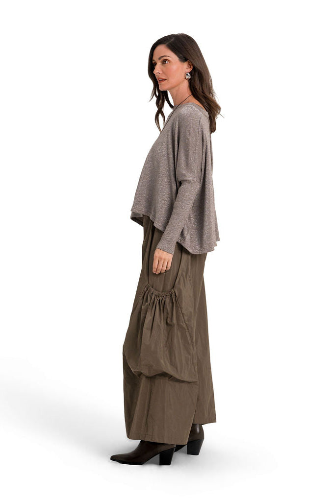 Nylon Big Pocket Pants - Turtle
