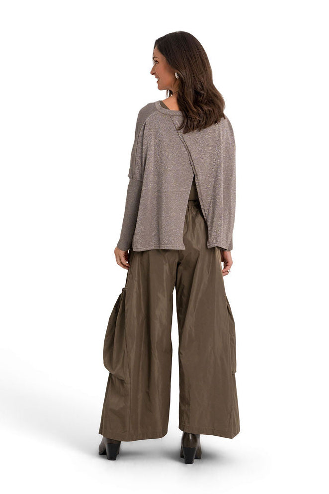 Nylon Big Pocket Pants - Turtle