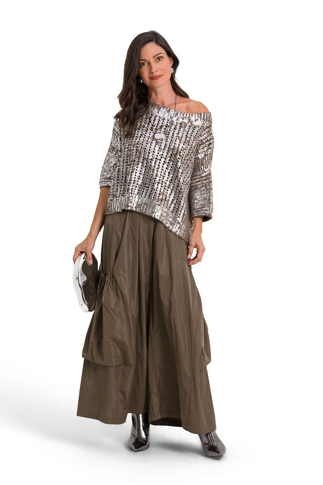Nylon Big Pocket Pants - Turtle