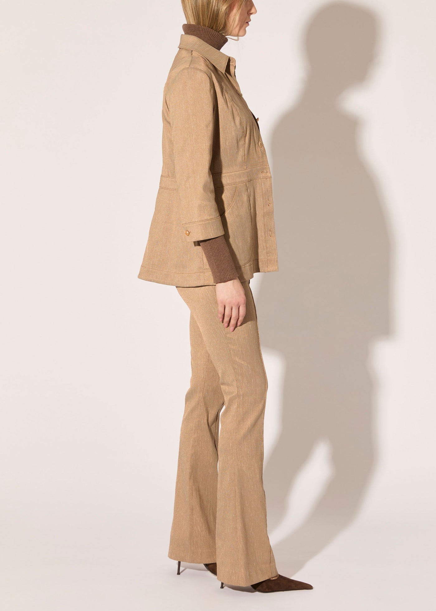 Amsterdam Twill Flared Leg Pants