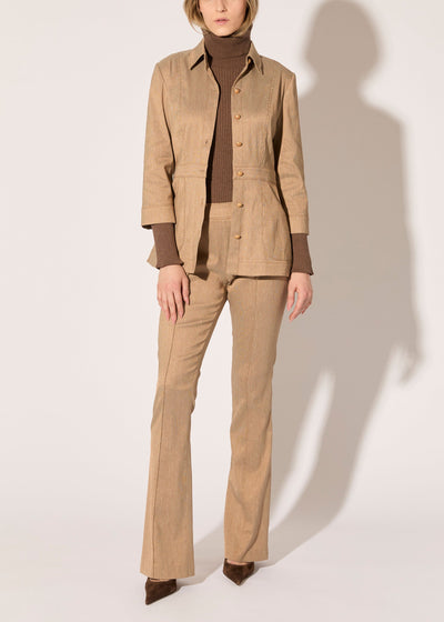 Amsterdam Twill Flared Leg Pants