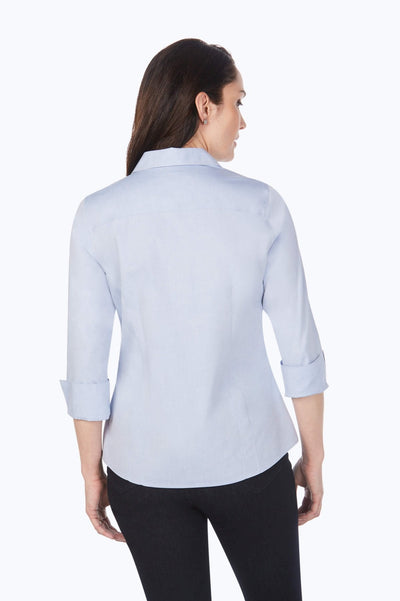 Taylor Essential Pinpoint Non-Iron Shirt #color_blue wave