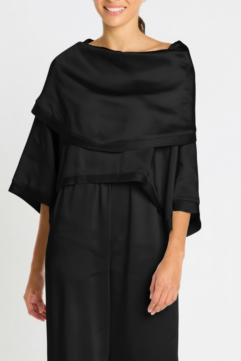 Sateen Jackie O Top