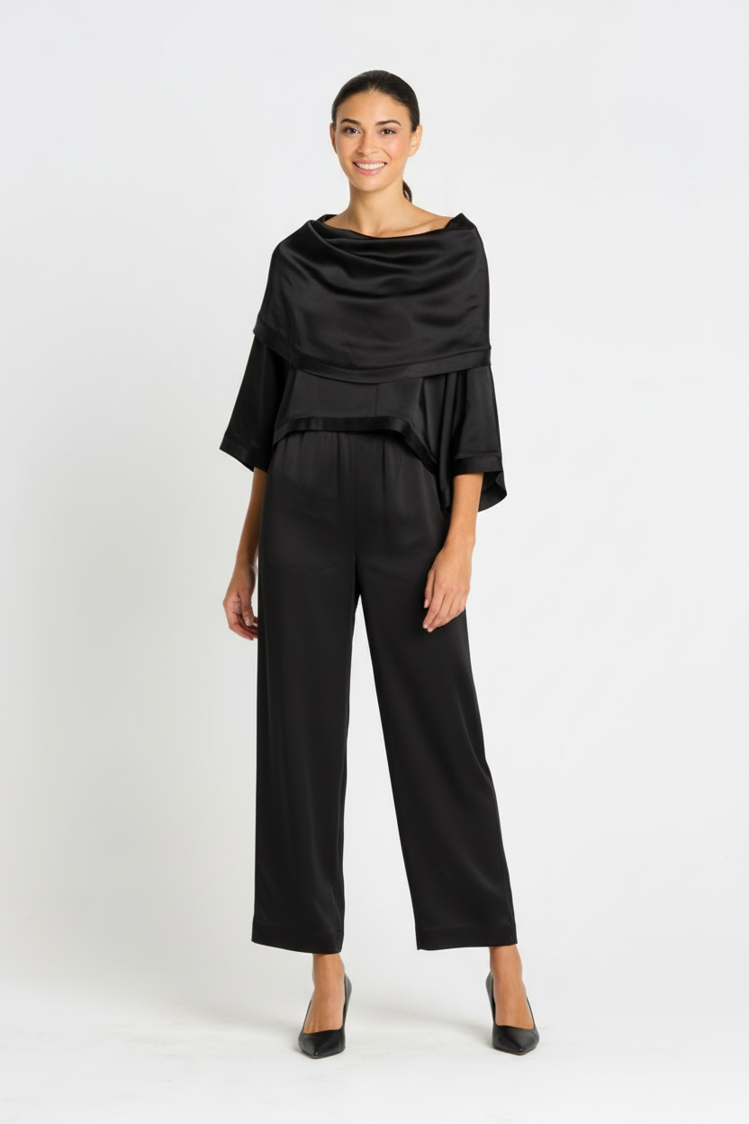 Sateen Jackie O Top