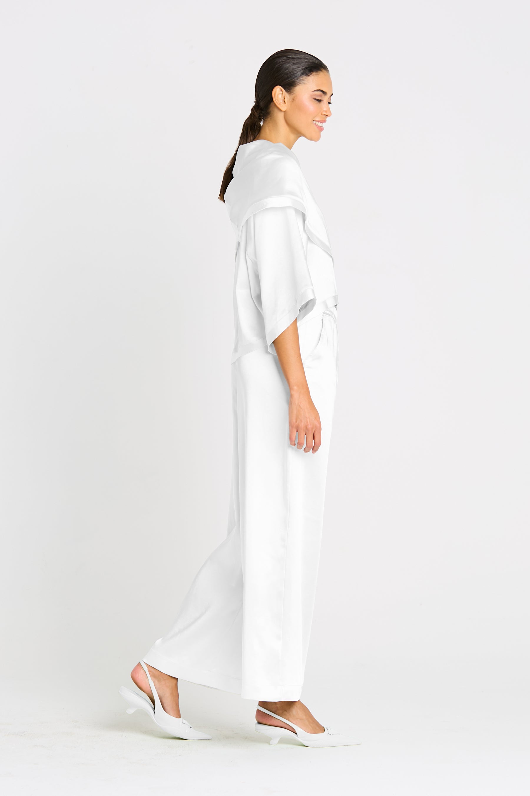 Sateen Jackie O Top