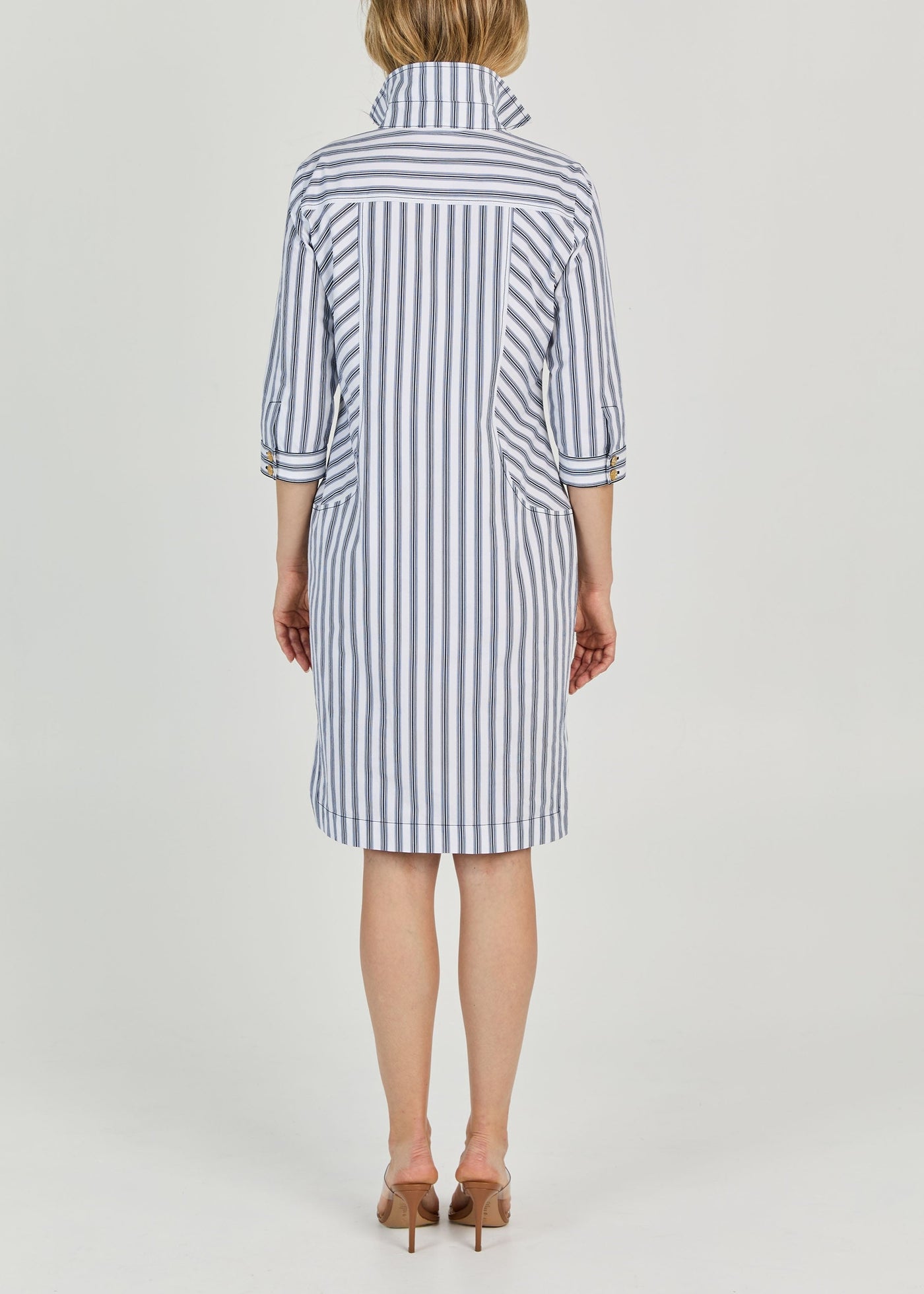 CABANA STRIPE SHIFT DRESS