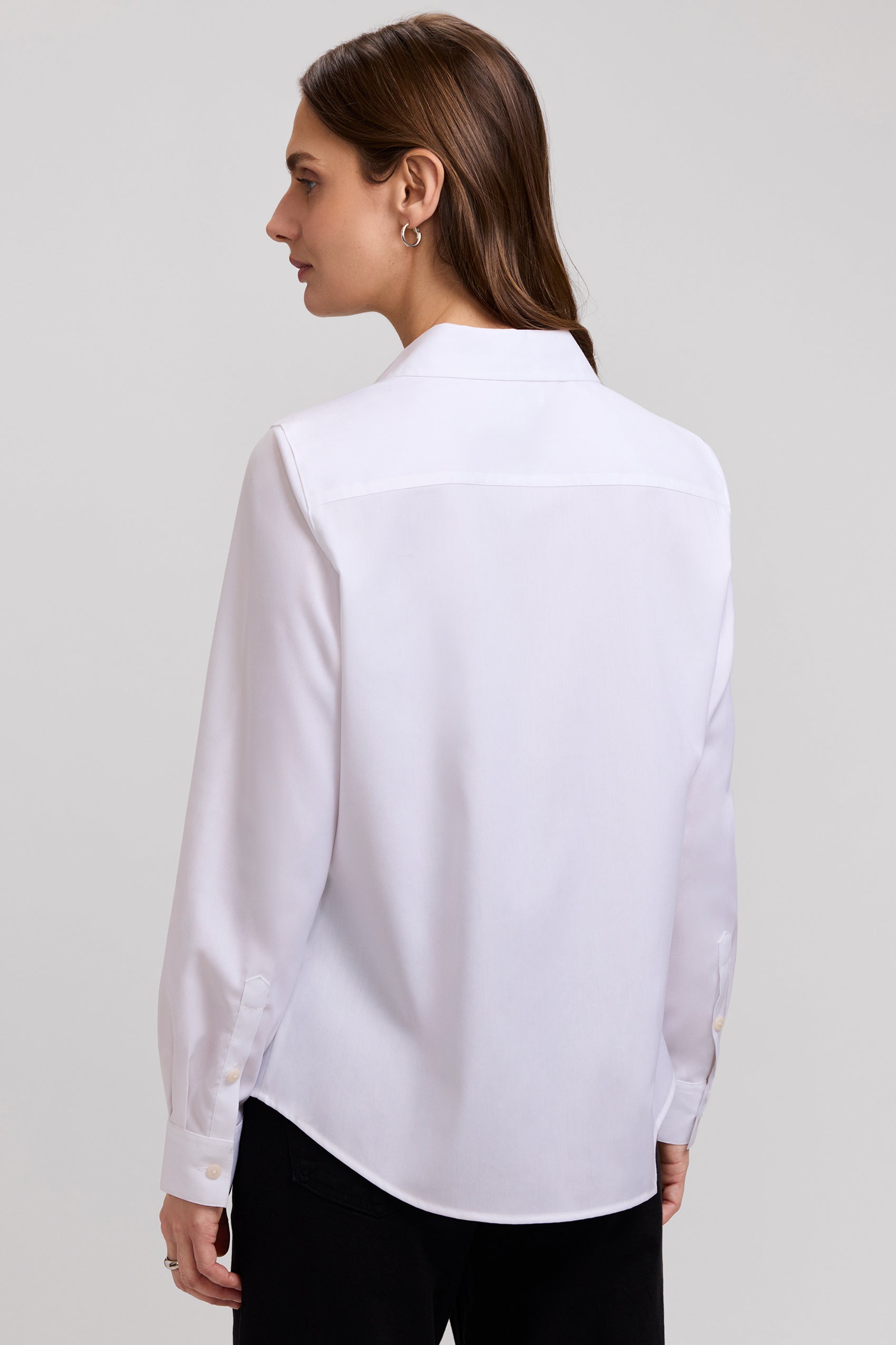 Hampton Chest Embroidery Long Sleeve Shirt