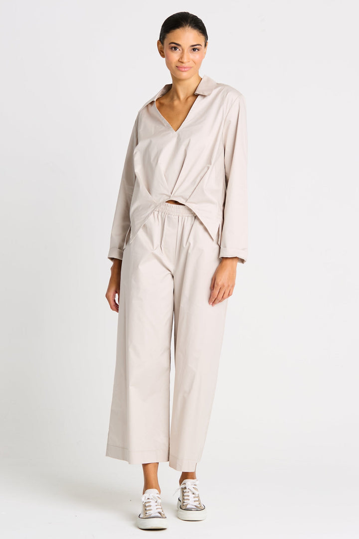 Cotton Half Moon Shirt