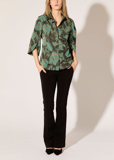 Dutch Floral Print Blouse